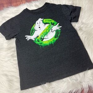 MAD Engine Youth Boy Size Small ‘Ghostbusters’ Gray and Neon Green Shirt